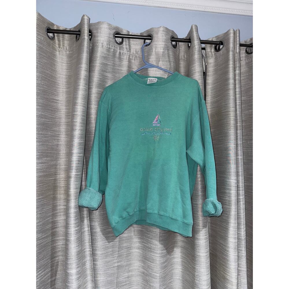 Vintage Ocean City Maryland pastel crewneck sweatshirt size medium
